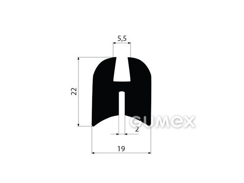 GUMMIPROFILE H-FORM - EPDM